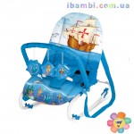 Шезлонг-качалка TOP RELAX XL Blue Ship